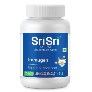 Иммуджен Шри Шри Аюрведа, 60 таблеток, укрепление иммунитета Immugen, Sri Sri Ayurveda